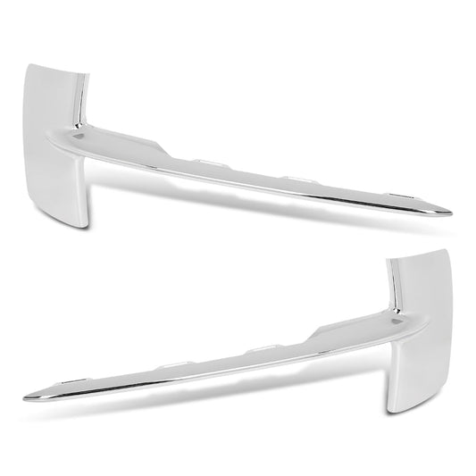 G-PLUS Front Bumper Trim Kit Compatible with BMW X5 2014-2018 Silver