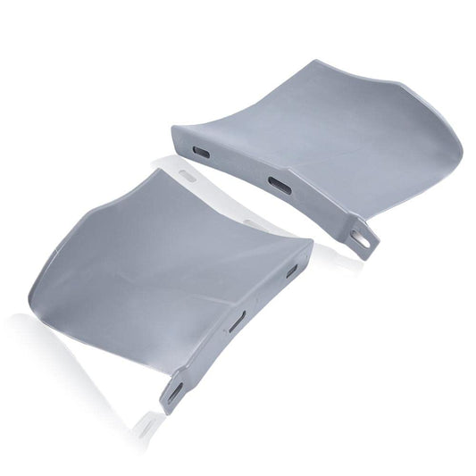 G-PLUS Rear Bumper Quarter Panel Fillers Kit Compatible With Chevy Caprice/Impala 1986-1990 ABS Plastic- Primed,Grey