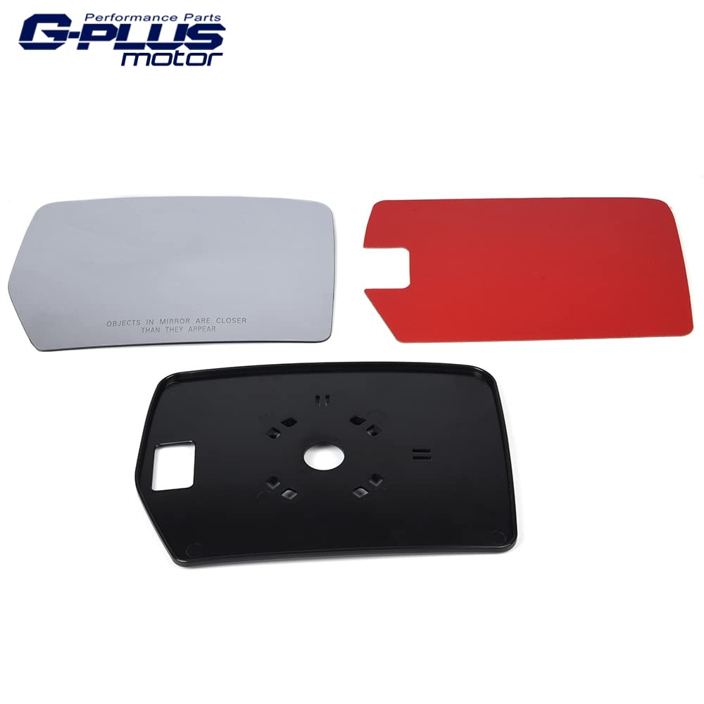 G-PLUS Power Mirror Glass Compatible With 2004-2010 Ford F150 Mark LT Pickup Truck,Exterior Mirror View Mirror Glass (Right Passenger Side)