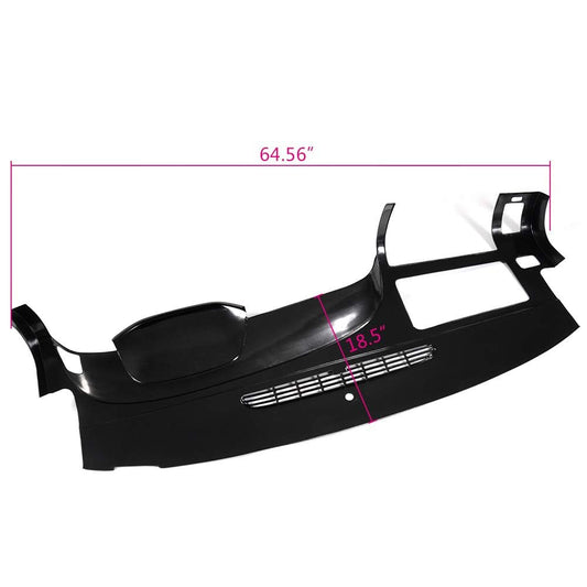 G-PLUS TPE Dash Cover Compatible with Chevy Silverado (LS, LT, WT, Base)/ GMC Sierra (SL, SLE, WT, Base) 2007-2013 Black