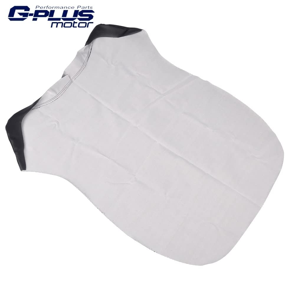 G-PLUS ATV Seat Cover Compatible with Polaris Sportsman 400 2005/ Sportsman 500 600 700 800 2005-2010 Motorcycle Seat Protector Replacement (Black Waterproof Leather)