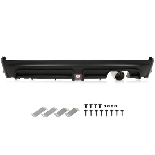 G-PLUS Bumper Spoiler LED Brake Light for Honda Civic 2006-2011 Rear Black
