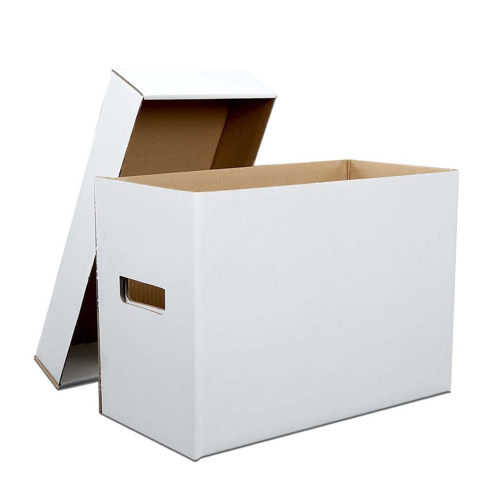 G-PLUS Comic Book Storage Comic Book Box Holds 150-175 Comics Collapsible Moistureproof Archival Cardboard 5 Pack