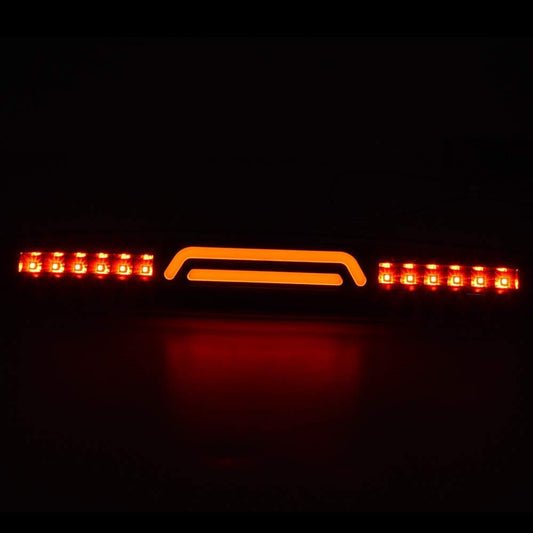 G-PLUS 3D LED Bar Rear Center Third Brake Light Compatible with Dodge Ram 2500 3500 Truck 2003 2004 2005 2006 Brake Tail Lamp Assembly(Smoky lens Black Housing)