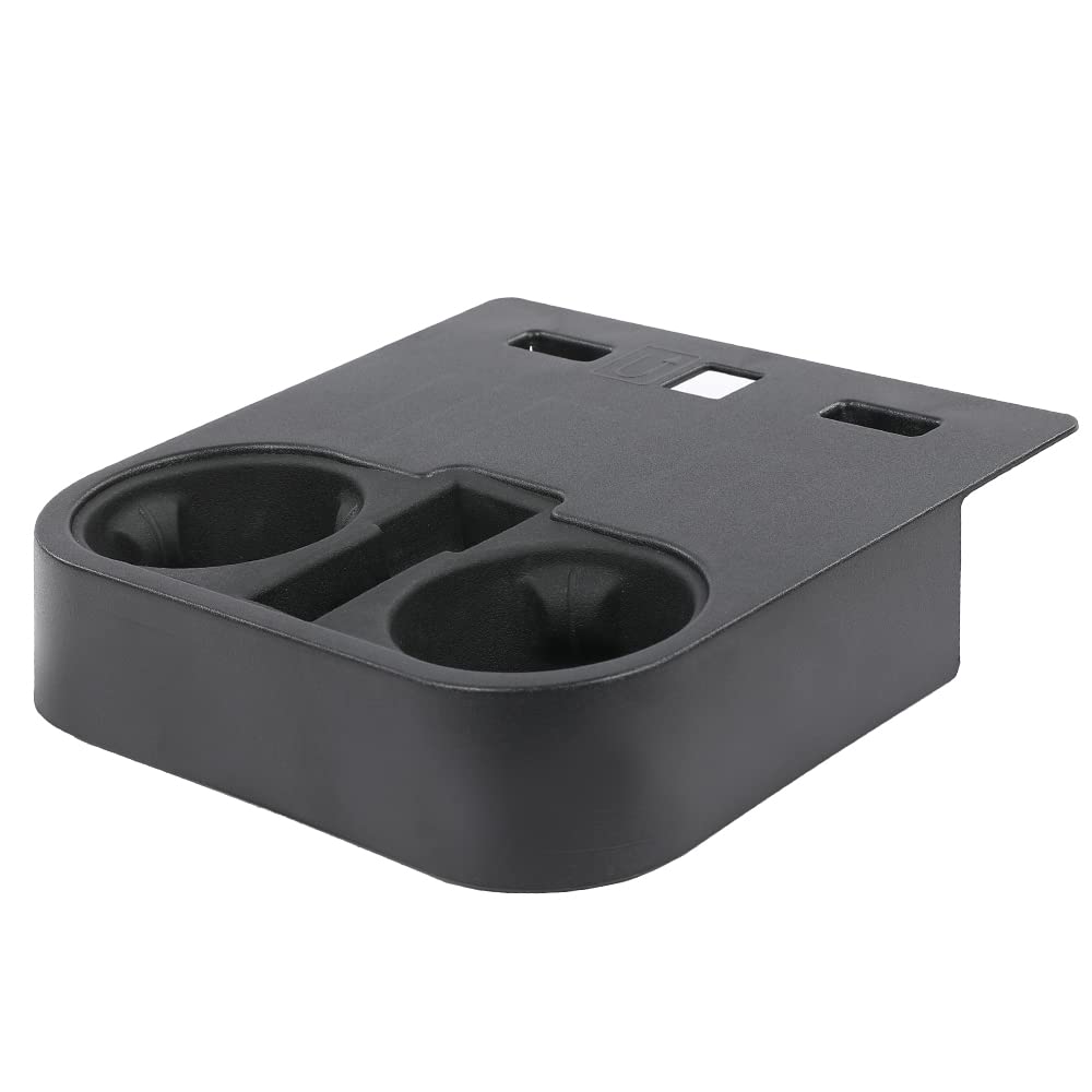 G-PLUS Center Cup Holder Under Front Seat Bottom Compatible with Ford F150 2015-2022 /Fit F250 F350 F450 F550 Super Duty 2017-2022 HC3C 1A096-MB