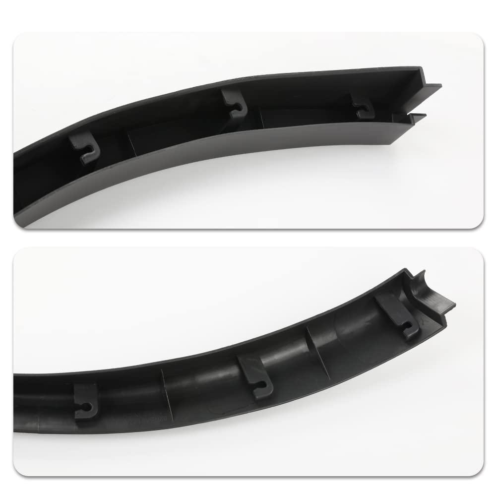 G-PLUS Fender Flares Compatible with Tesla Model Y 2020 2021 2022 2023 2024 Wheel Opening Molding Arch Trim 4PCS Matte Black