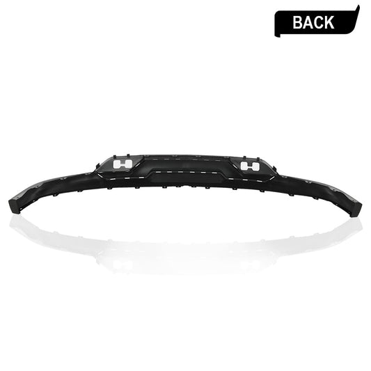 G-PLUS Front Bumper Valance Black Compatible with 2016-2018 Chevy Silverado 1500/2019 Silverado 1500 LD Textured w/Tow Hook Holes 84029800, GM1015135C