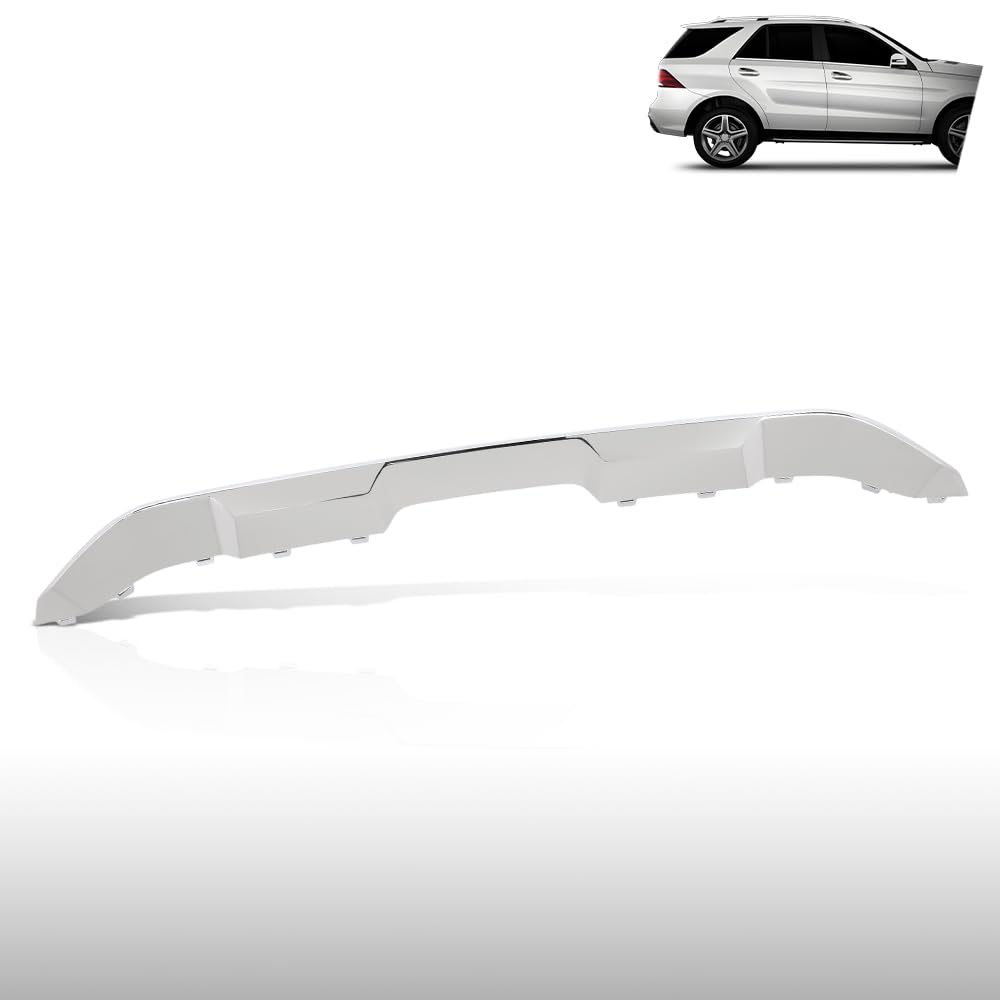G-PLUS Rear Bumper Trim Lower Molding Compatible with Benz GLE550 GLE550e 4Matic 2016-2018 Fit Benz GLS450 GLS550 4Matic 2017-2019 1668857622, MB1144127 Silver