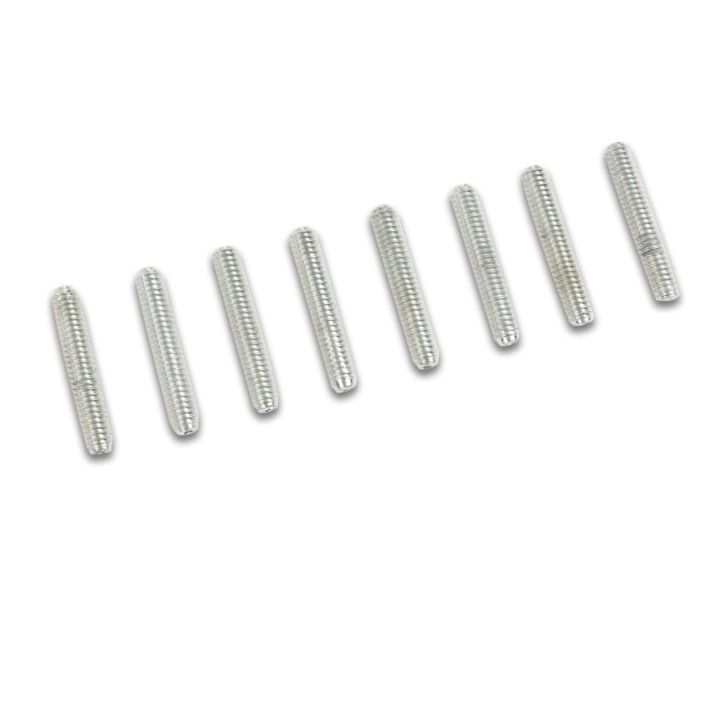 G-PLUS Auto SBC Stainless Steel Valve Cover Stud Bolts Kit Compatible with 1955-1986 265/283/302/305/327/350/400 SB Chevy Engines 8pcs Valve Cover Stud Bolts Stainless Steel