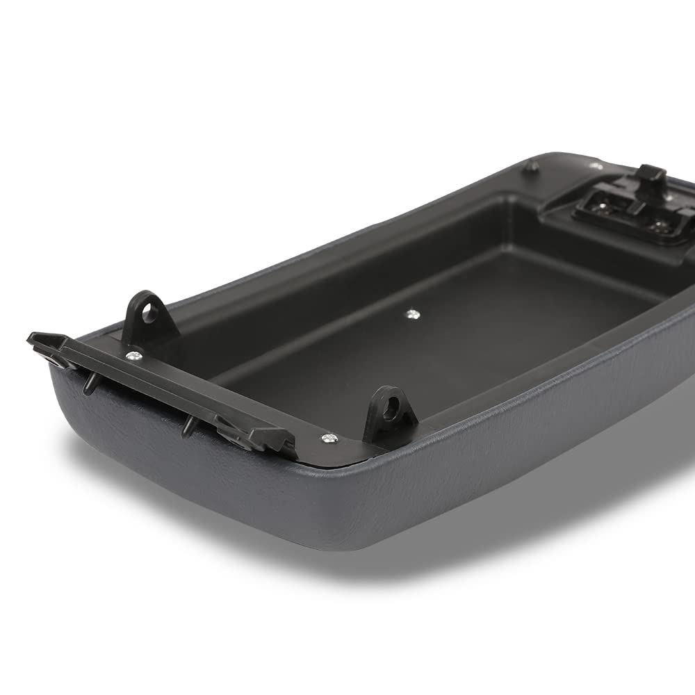 G-PLUS Center Console Armrest Lid, Compatible with Toyota Tacoma 1995-2000/ Fit Toyota 4Runner 1996-1998 Gray Console Cover Replace for #5890535040B0