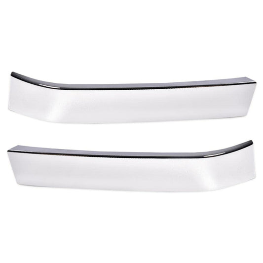 G-PLUS Front Grille Molding Trim Compatible with Chevy Silverado 1500 Classic HD 2500 3500 2003-2007 Pair Driver and Passenger Side Chrome Grill Trims 10397972 GM1213105 10397973 GM1212105