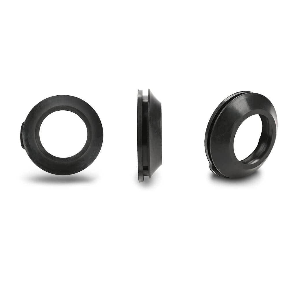 G-PLUS Fuel Gas Tank Filler Neck Grommet Compatible With Chevy/GMC 1967-1970,Truck Fuel Exterior Filler Fuel Door Tank Gas Cover Trim #3886792 Black