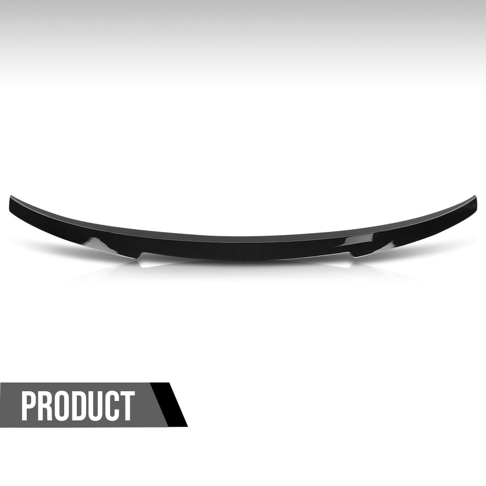 G-PLUS Rear Trunk Spoiler Wing Compatible with BMW G26 4 Series Gran Coupe Models 2021 2022 2023 2024 2025, Fit BMW I4 All Models 2022 2023 2024 2025 Rear Spoiler Gloss Black