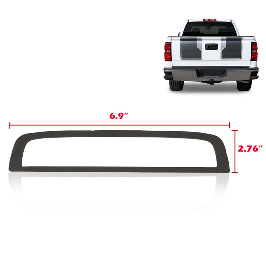 G-PLUS 3rd Third Brake Light Gasket Seal Compatible with Chevy Silverado/GMC Sierra 2500 HD 3500 HD 2015-2021, Black