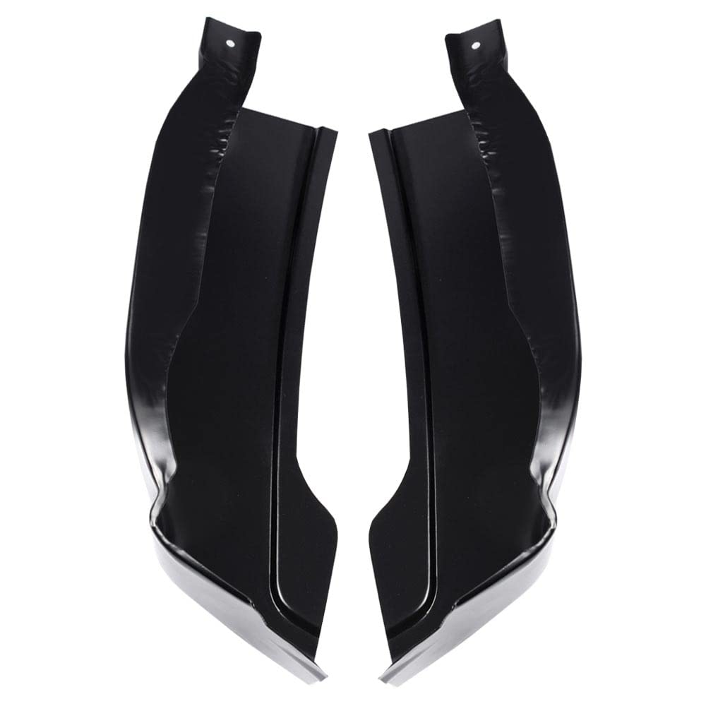 1 Pair Cab Corners Covers Fit For Chevy Silverado GMC Sierra 1999-2007 4 Door Extended Cab Trucks Black