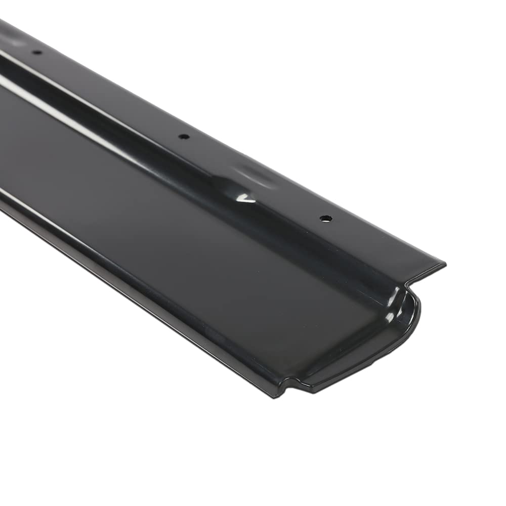 G-PLUS Front Bumper Fillers Set Compatible With 1979-1985 Eldorado 4pcs Black Painted Front Bumper Fillers