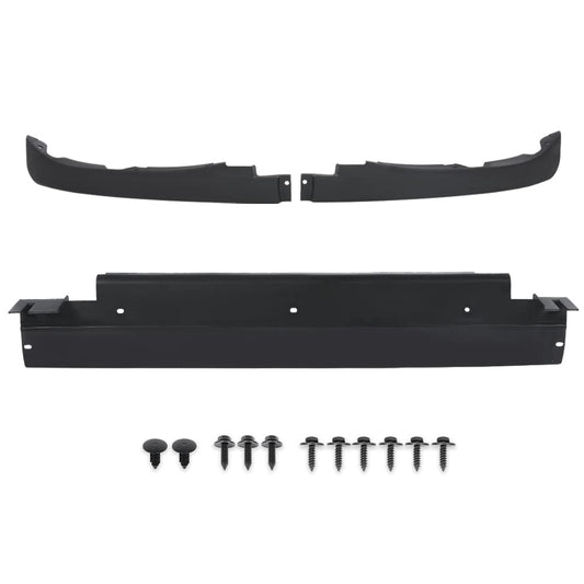 G-PLUS Front Air Dam Spoiler Complete Kit with Mount Hardware Compatible with 2005-2013 Chevy C6 Corvettes 3 Piece Spoilers