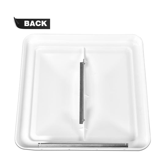 G-PLUS 3pcs 14" x 14" White Roof Vent Cover Compatible With Ventline RV Prior to 2008 and Elixir RV Starting 1994 - Camper Trailer