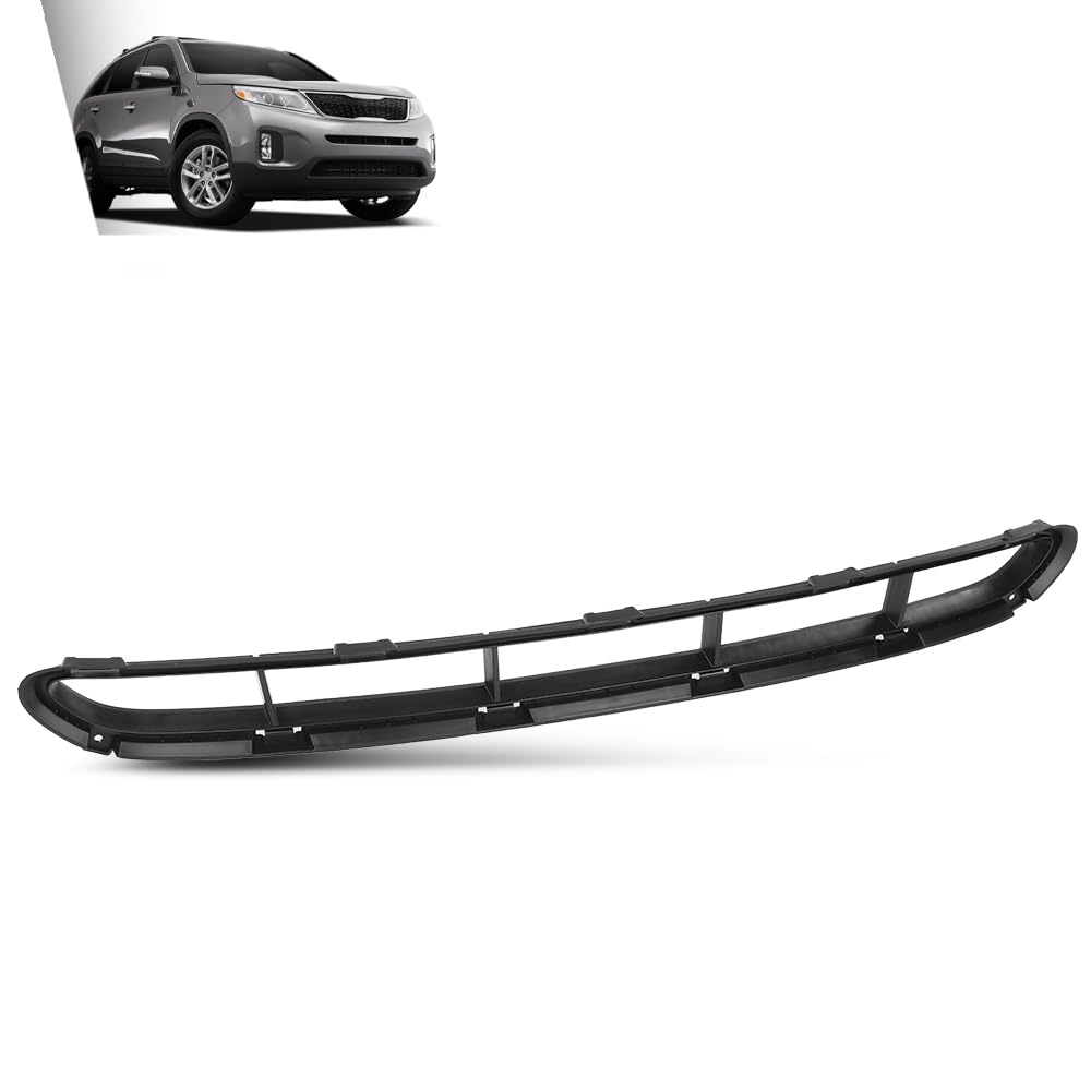 G-PLUS Front Bumper Grille, Compatible with Kia Sorento 2014-2015, Center Air Intake, 865221U500, 865222P500, 86522-1U500