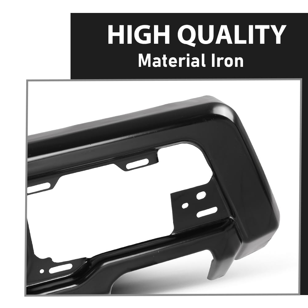 G-PLUS Front Bumper Compatible with Ford F150 Raptor 2017-2020 FO1002433, HL3Z17757A Iron Black