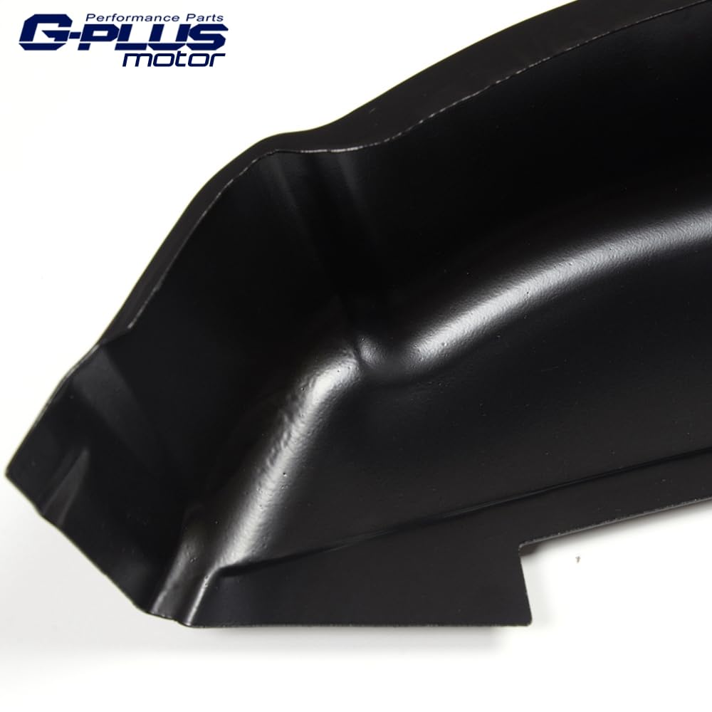 G-PLUS Front Left Driver Side Replacement Mirror Glass & Cab Corners Pair Compatible with 2011-2014 Ford F150 Fit Chevy Silverado GMC Sierra Crew Cab 4-Door BL3Z-17K707-A BL3Z17K707A Black