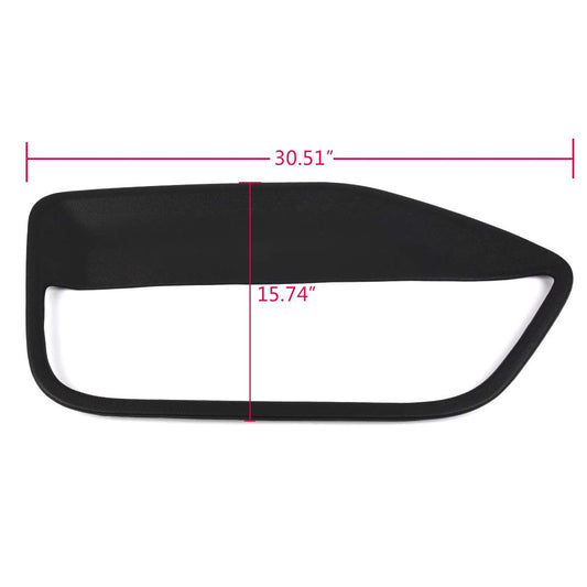 G-PLUS Front Door Panel Insert Cards Replacement Compatible with Ford Mustang 2005-2009 Door Panel Insert Front Driver & Passenger Side Black