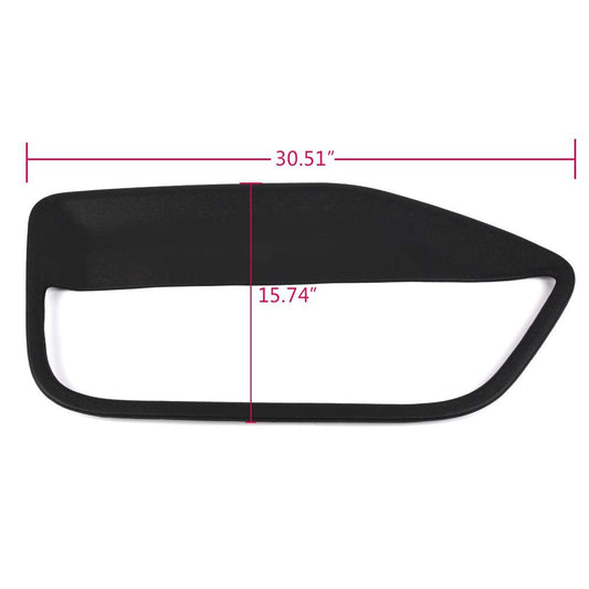 G-PLUS Front Door Panel Insert Cards Replacement Compatible with Ford Mustang 2005-2009 Door Panel Insert Front Driver & Passenger Side Black