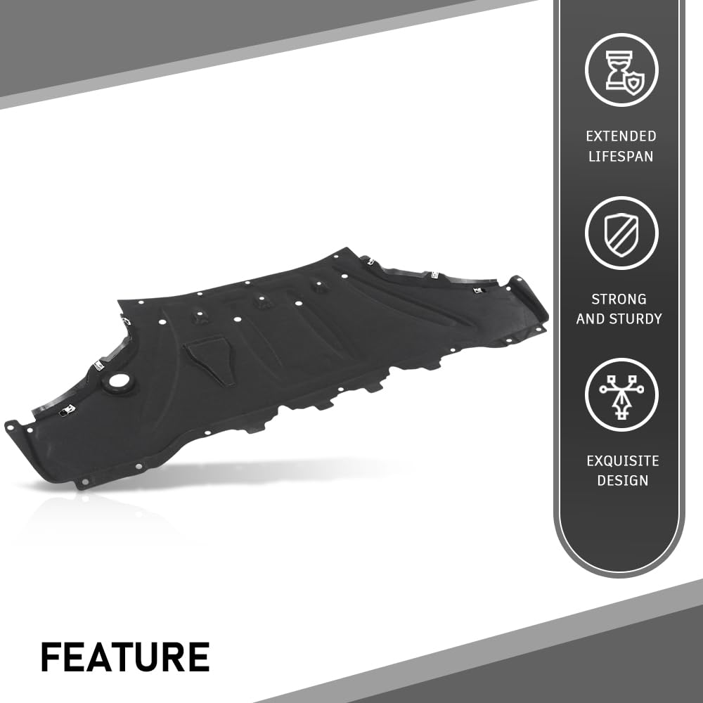 G-PLUS Engine Splash Shield Guard Compatible with Audi A8 D4 2009-2013 4H0825235J
