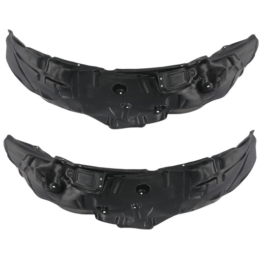 G-PLUS New Front Driver & Passenger Side Fender Liner Set Compatible with 2009-2018 Dodge Ram R1500 68110686AE, 68110687AE CH1249152, CH1248152 Black Pair