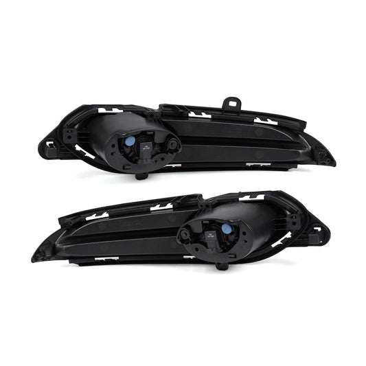 G-PLUS Clear Lens Bumper Fog Lights Lamps Compatible with Honda HR-V Vezel 2016-2018 With Switch+Harness+Bezel+H8 Bulbs 1 Pair