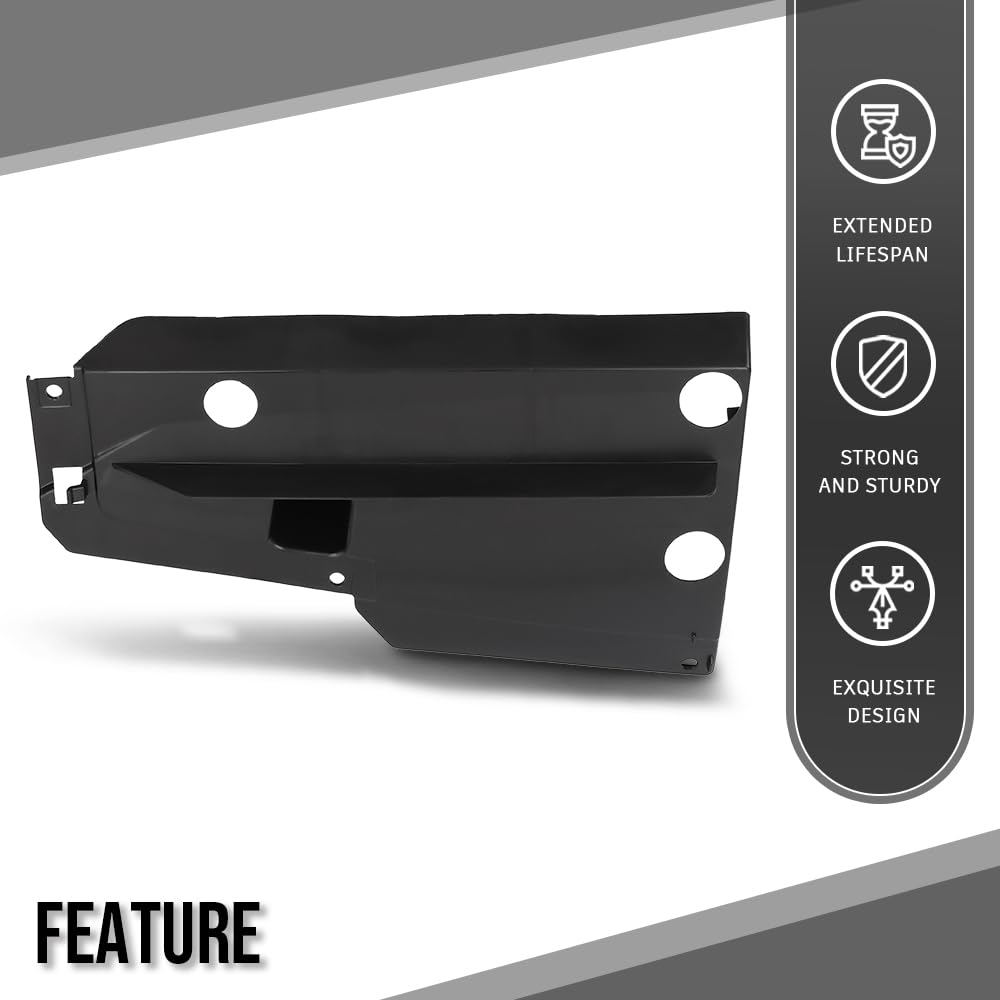 G-PLUS Bumper Cover Bracket Driver Left Side Compatible with Toyota 4Runner 2010 2011 2012 2013 2014 2015 2016 2017 2018 2019 2020 2021 2022 5372435030, TO1142153 Black