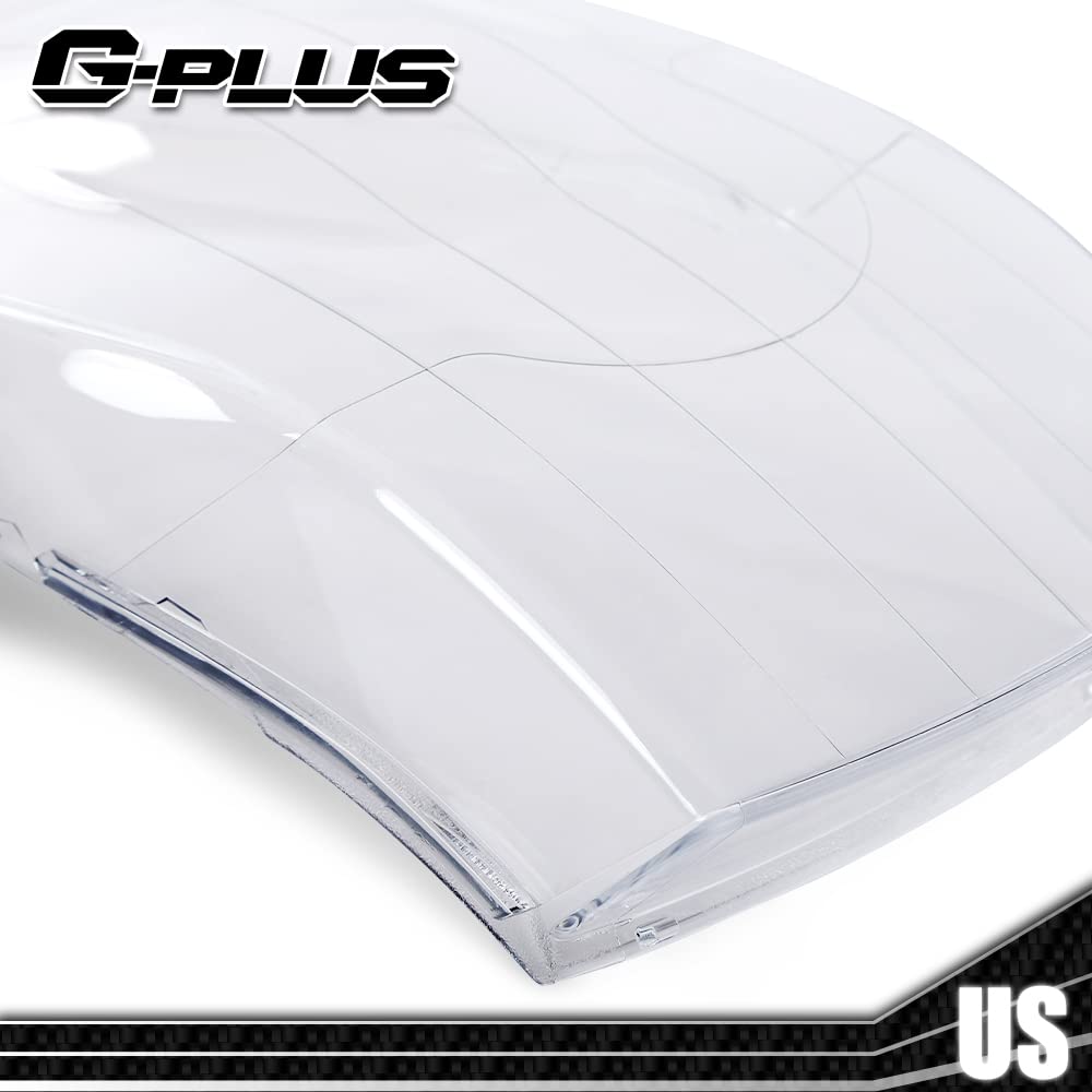 G-PLUS Headlight Lamps Compatible with 2002-2005 Dodge Ram 1500 2500 3500 55077121AF 55077120AF 55077121AG 55077120AG