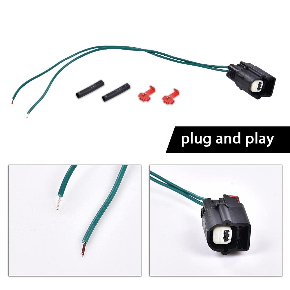 G-PLUS Rear Red Marker Light with Pigtail Connector Compatible with all Ford Super Duty with DRW 2017 2018 2019 2020 2021 2022 Marker Lamp