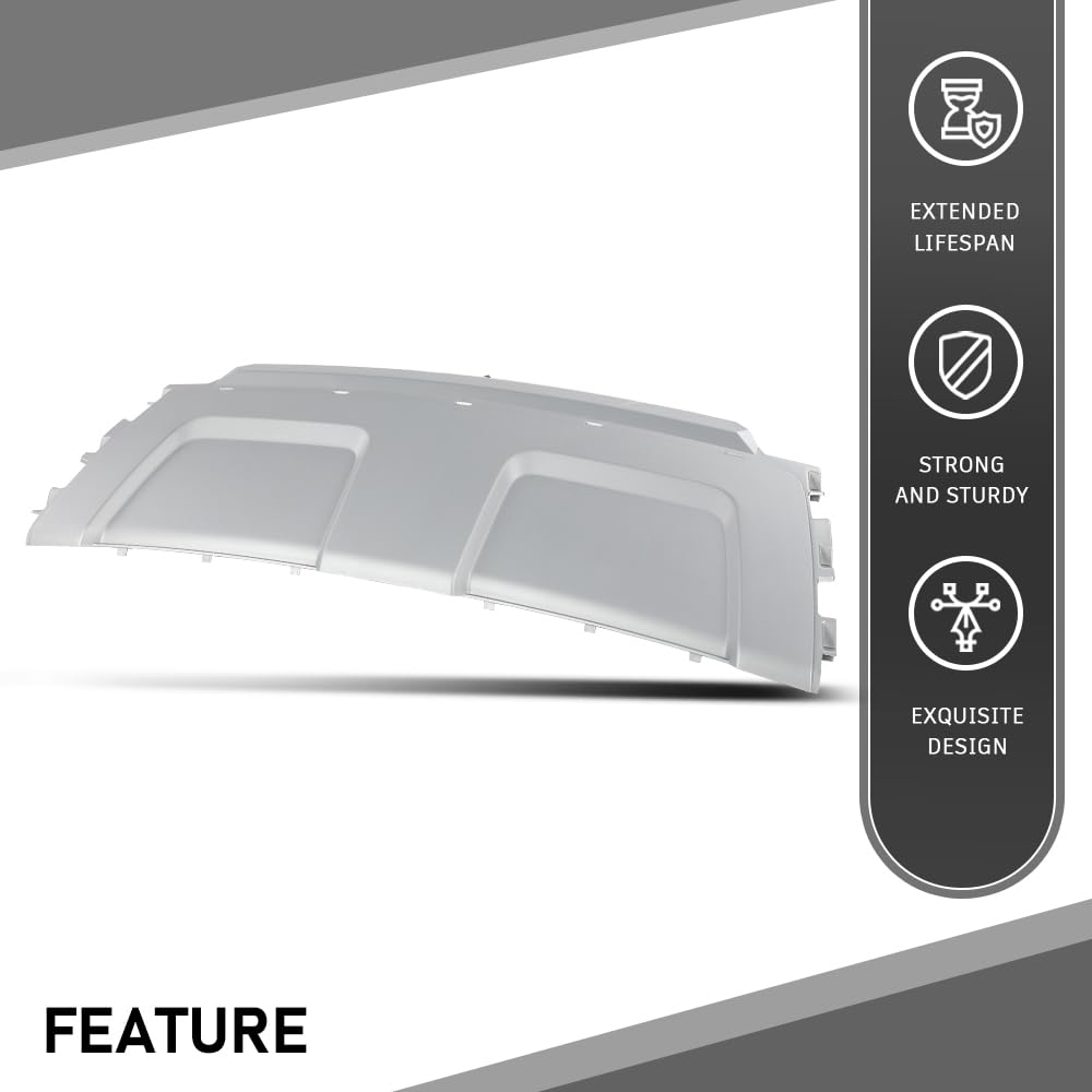 G-PLUS Rear Bumper Cover Trim Plate Board Compatible with Range Rover Evoque 2012-2018 Pure Models Only, Not Fit for Dynamic Models