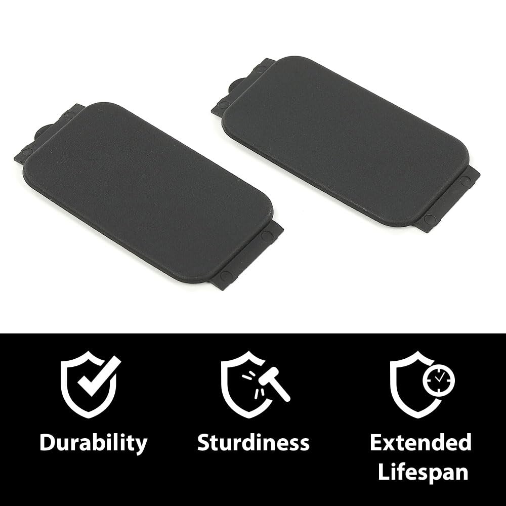 G-PLUS Truck Bed Rail Cap Plastic Bedrail Insert Plug Box 4pcs Compatible with Ford F150 2015-2023/ Fits Ford F250 F350 Super Duty 2017-2023 (for Either Side Molding On 5.5' / 6.5' Foot Beds)