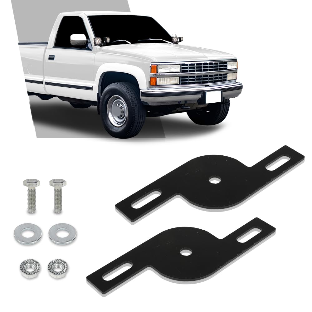G-PLUS LED Light Mounting Brackets Compatible with A-Pillar Truck SUV Hood Hinge or A-Pillar Mount LED Pod Light ATV & UTV Light Pod Black 2PCS
