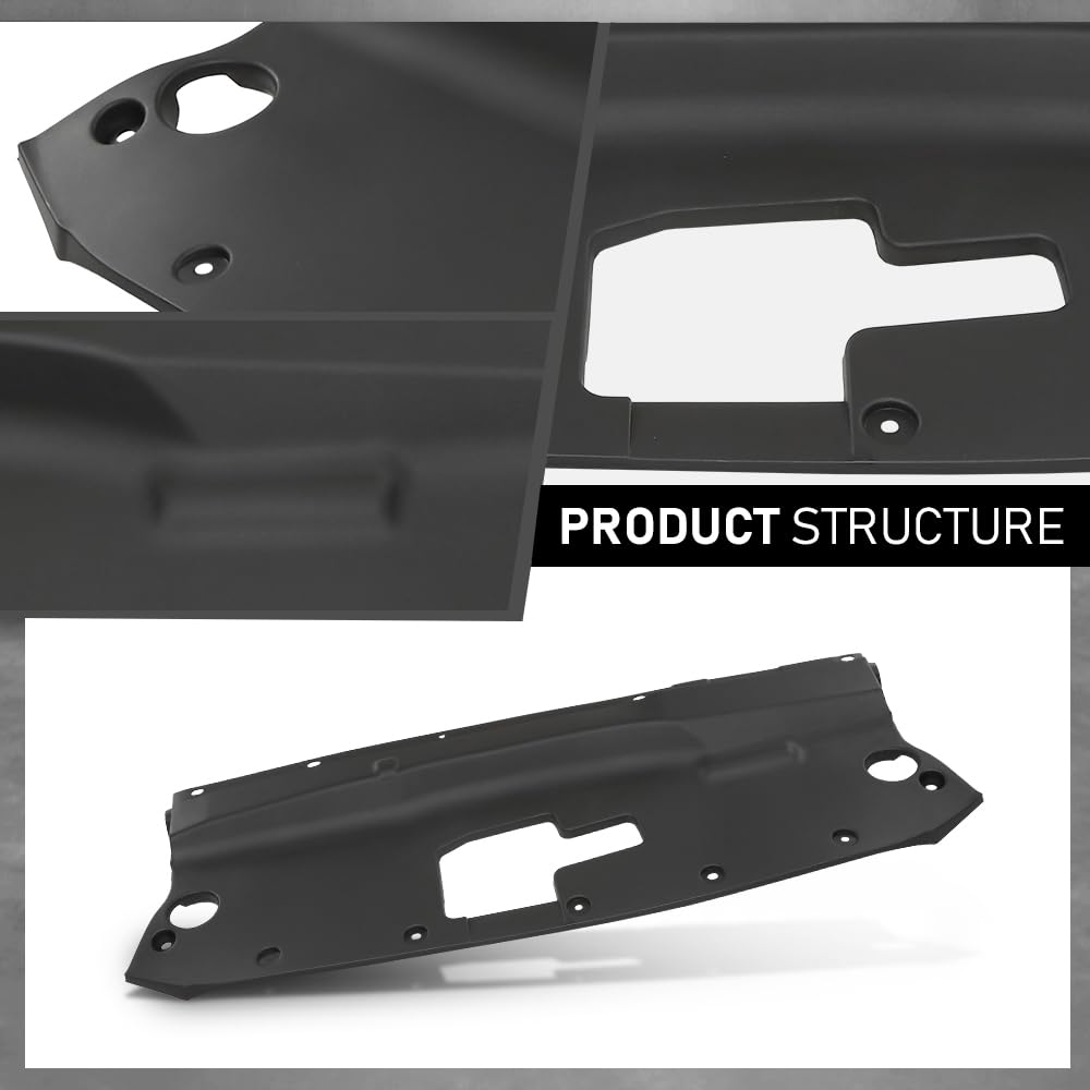 G-PLUS Radiator Support Cover, Compatible with Ford Edge/Edge ST 2019-2023, 22831TFWP
