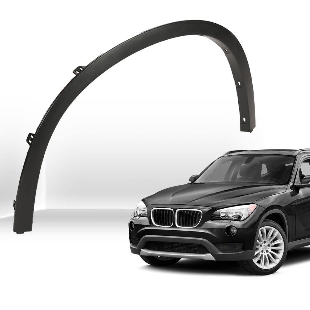 G-PLUS Front Left Wheel Arch Molding Fender Flares Compatible With Bmw X1 2012 2013 2014 2015, Front Wheel Cover Protector Fender Trim Driver Side 51772990165, BM1290103