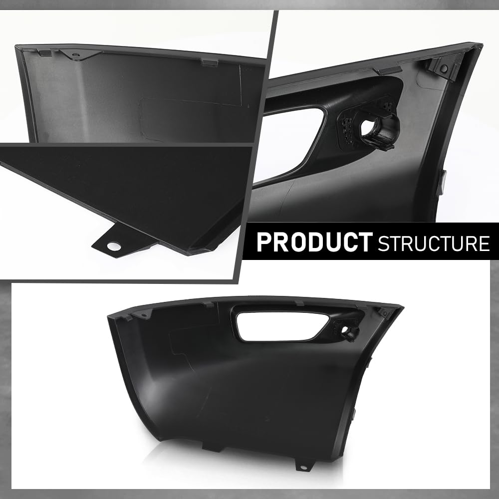 G-PLUS Front Bumper Face Bar End Cap Cover Compatible with Range Rover Sport 2014-2017,Fit for Models With Active Park Assist System 2Pcs