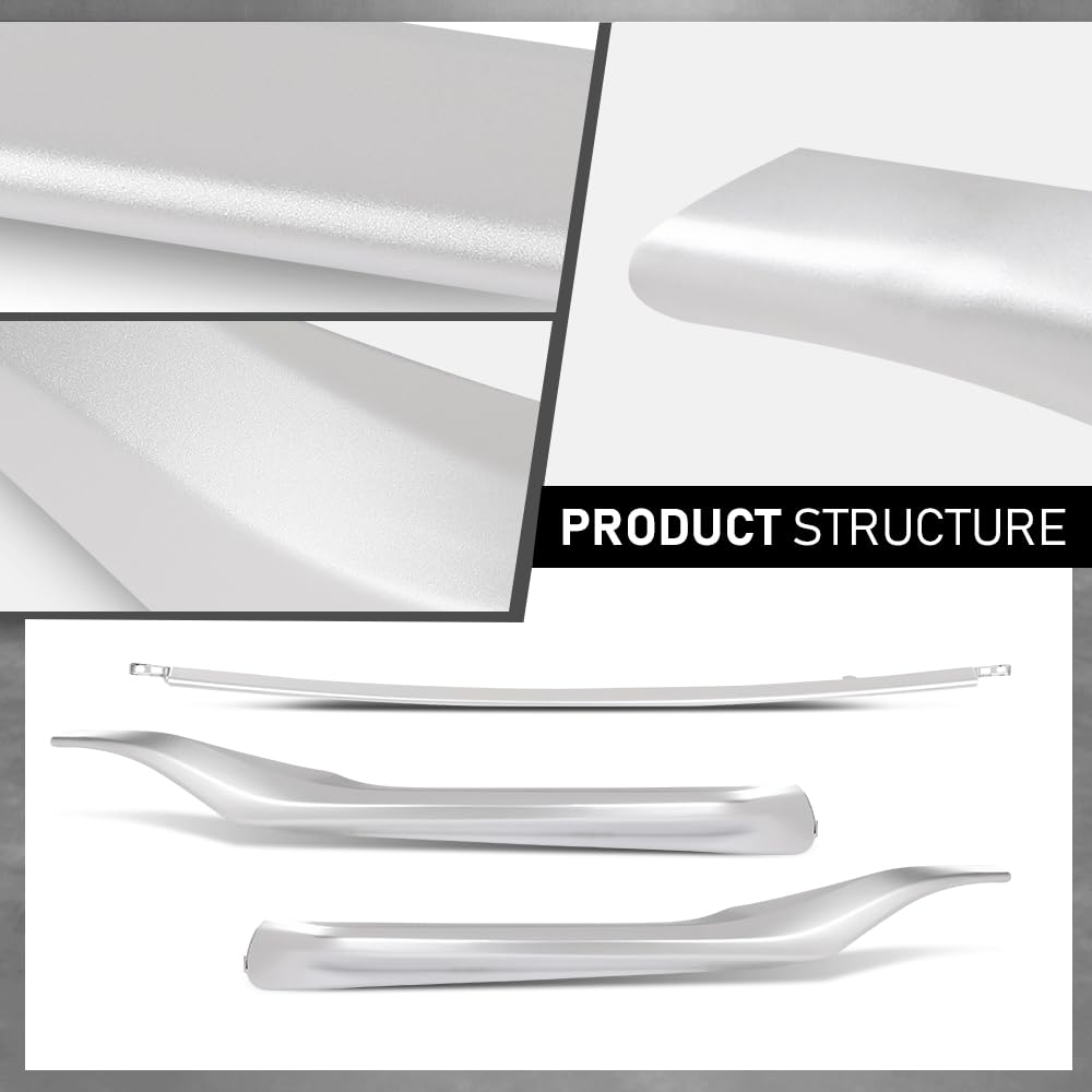 G-PLUS Front Bumper Lower Trim Molding Chrome, Compatible with Toyota Camry SE XSE 2021-2024 Only 5312206130, 5312406260, 5312306190, TO1046115, TO1047115