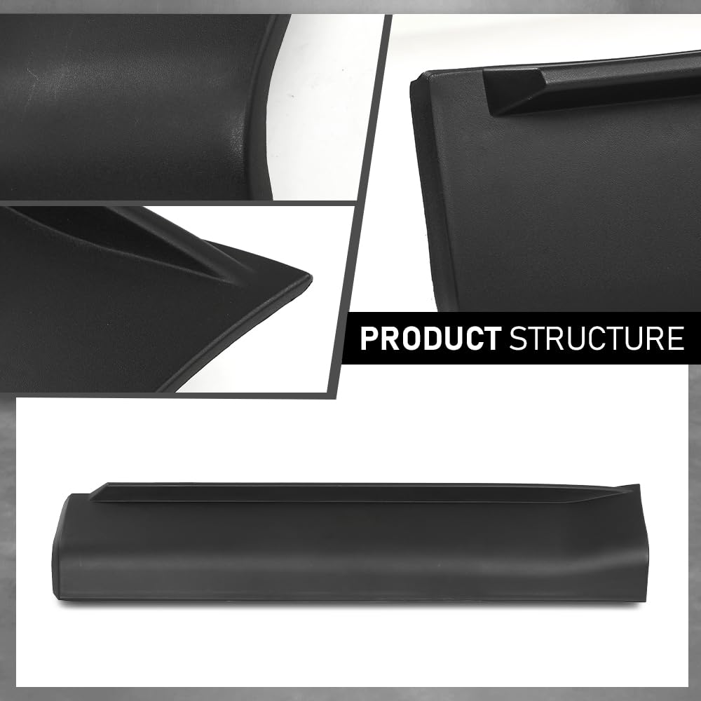 G-PLUS Rear Left Door Moldings Beltlines, Compatible with Ford Edge Limited 2008-2014/SEL Plus 2007/(submodel: SE, SEL) 2007-2014. Fit Lincoln MKX Base 2007-2010, 7T4Z7825557BA, FO1504111