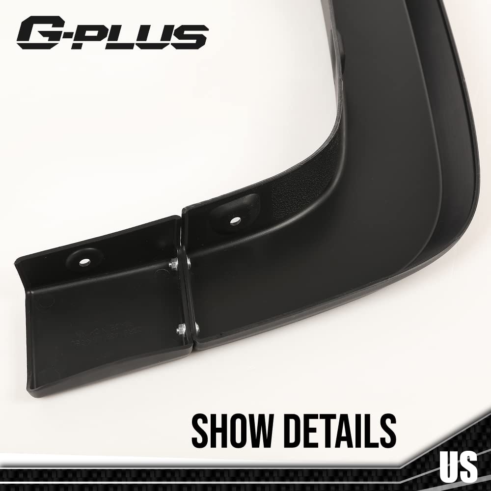 G-PLUS Fender Flares Compatible with Chevy Silverado 1500 2014-2018/Fit Chevy Silverado 2500 3500HD 2015-2019 (6.5' and 8' Long bed, Factory Style Textured), NOT fit GMC Sierra, NOT Fit Dually model