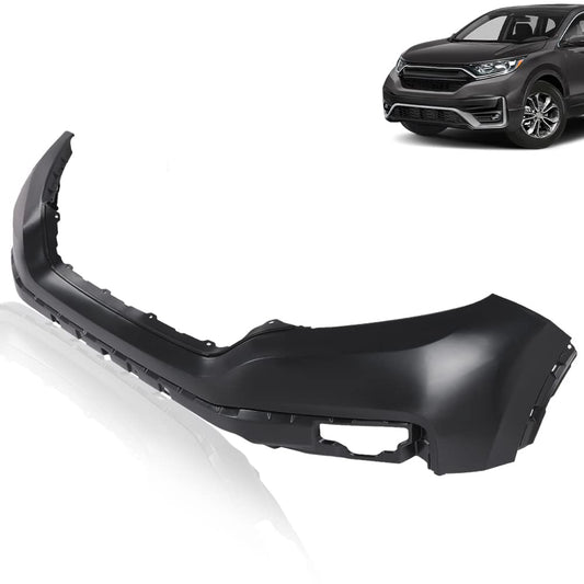 G-PLUS NEW Front Upper Bumper Cover Fascia Compatible with Honda CR-V 2020-2022 101-99430X, 04711TLAA50ZZ HO101410 Black Plastic Bumper Cover