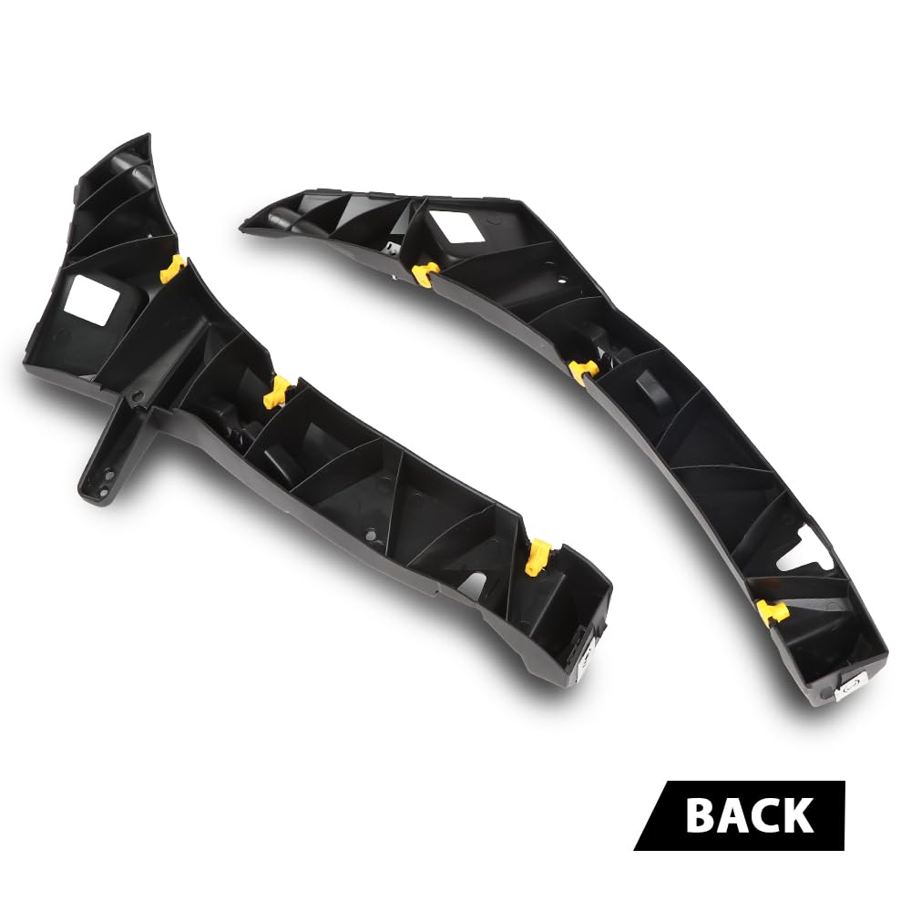 G-PLUS Front Bumper Mount Bracket Support Holder Compatible with Jaguar XJ 2010 2011 2012 2013 2014 2015 2016 2017 2018 2019 Black
