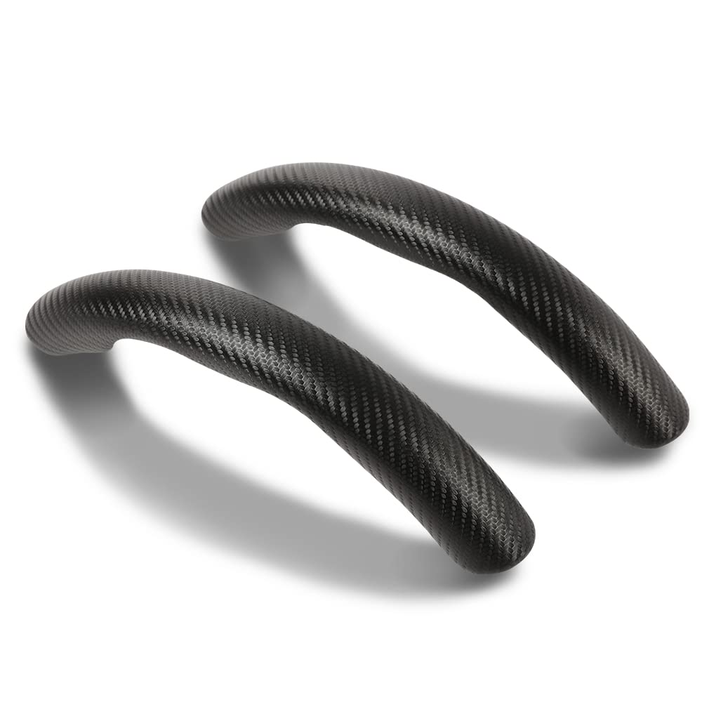 G-PLUS Universal 15" Steering Wheel Cover, Car Anti-skid Steering Wheel Cover 2pcs, Steering Wheel Grip Protector Compatible with Most Car, trucks, SUV, sedans (Black)