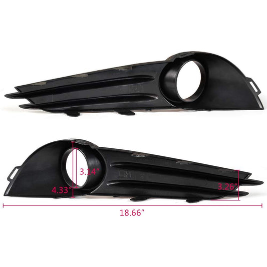 G-PLUS Fog Light Lamp Cover Compatible with 2013-2014 Ford Focus ST Fog Light Bumper Hole Bezel Housing CM5Z-17E810-A, CM5Z-17E811-A