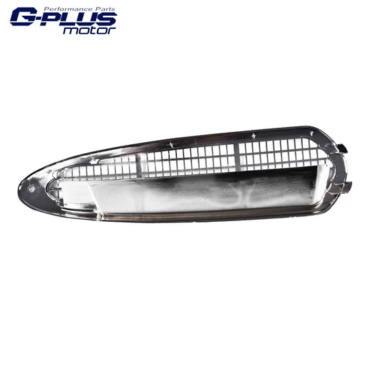 G-PLUS Chrome Hood Grille Grill Air Intake Vent Cover Compatible with 2002-2018 Freightliner M2 100 106 112 Replacement for 17-14809-005, 17-14809-000