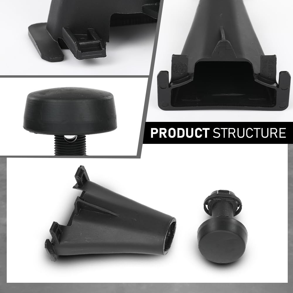 G-PLUS Hood Stop Rubber Cushion Bumper Holder, Compatible with Ford Escape 2013-2019, Fit Ford C-Max 2013-2018 AM5Z-16758-A, CV6Z-16758-A, AM5Z16758A, CV6Z16758A