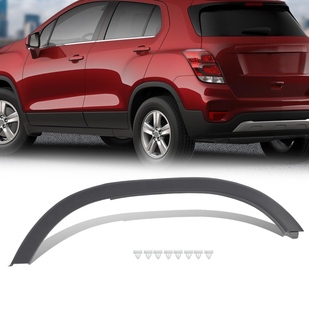 G-PLUS Rear Left Fender Wheel Flare Trim Molding Compatible with Chevy Trax LTZ 2013-2016/ Trax Premier 2017-2020/ Trax LS LT 2013-2022 95298241, GM1790123