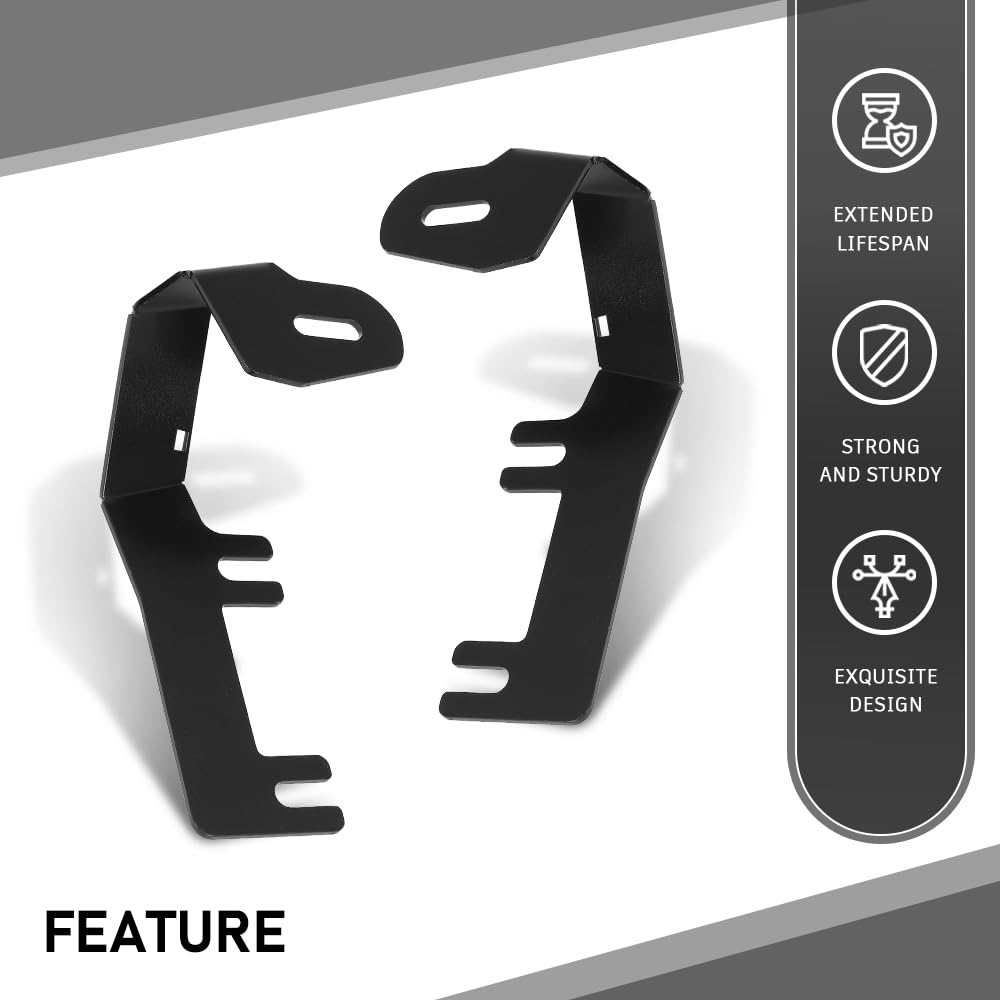 G-PLUS Hood Ditch LED Light Mount Bracket Compatible with Chevy Silverado GMC Sierra 1500 2014-2019,Fit Chevy Tahoe Suburban 1500 2500 2014-2019,Fit GMC Yukon 2014-2019